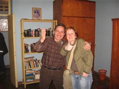 Ben en Jacqueline zijn blij dat we in Addis zijn aangekomen